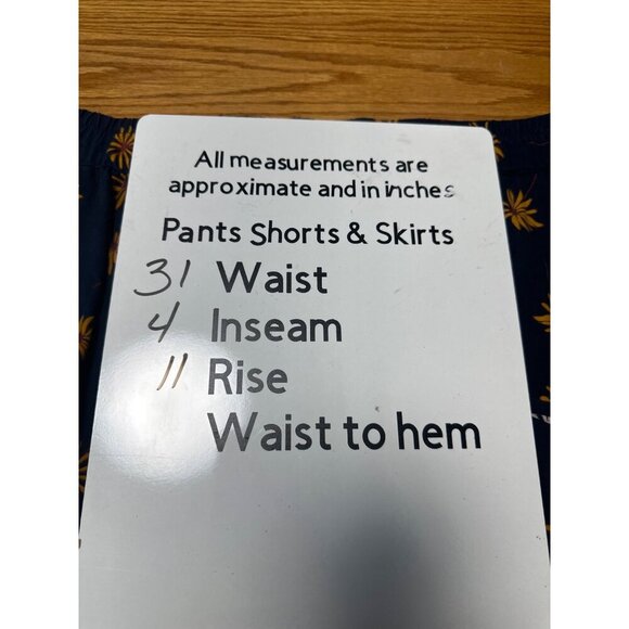 Madewell Pull-On Tie Shorts in Fresh Daisies Size M - Picture 10 of 10